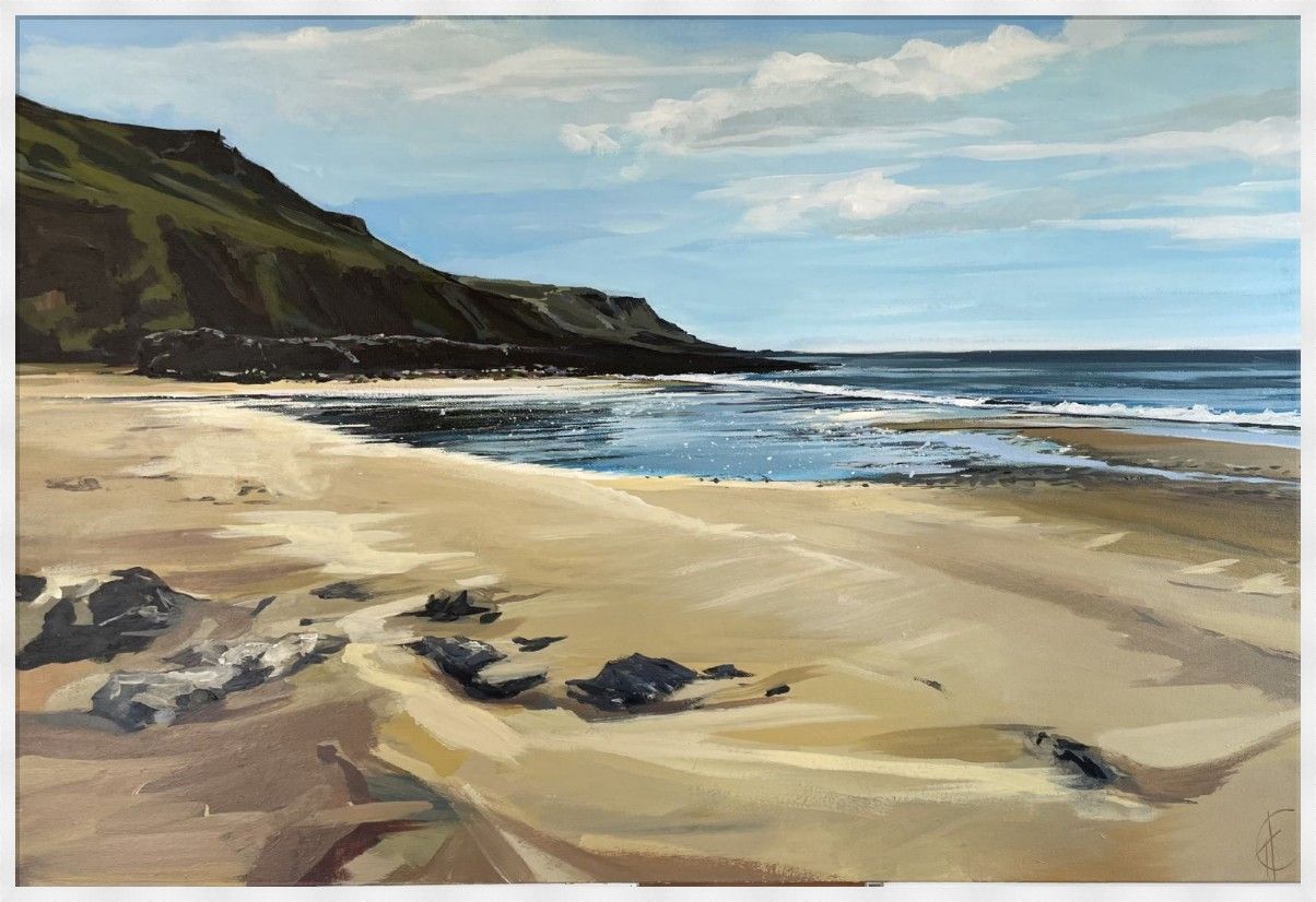Low Tide - Lannacombe by Helena Clews