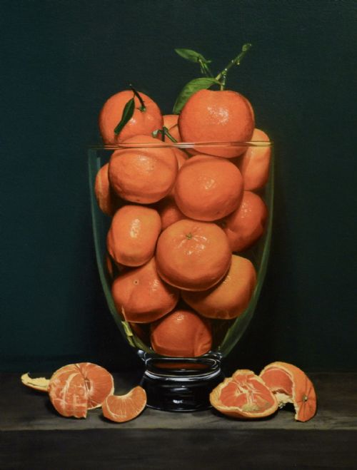 Paul Stone - Clementines in Glass Bell Jar