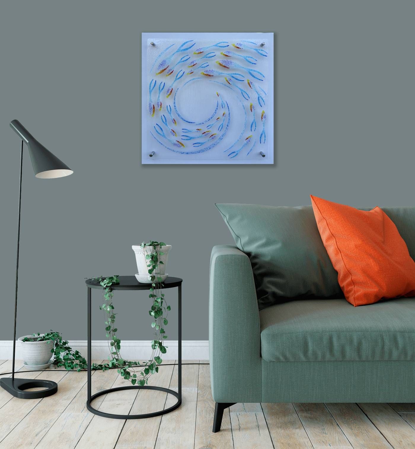 Rainbow Spiral Shoal by Sophie Gregson
