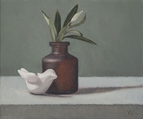 Amy Chudley - Olive Leaves and Dove