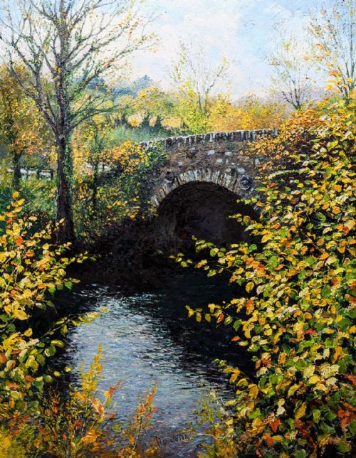 John Donaldson - Autumn Avon, Avon Mill Bridge