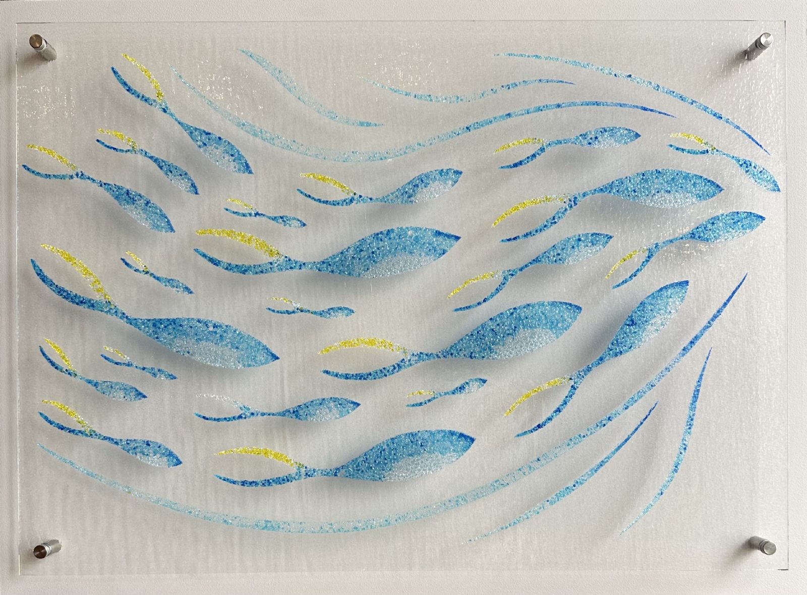 Golden Tail Fish Shoal by Sophie Gregson