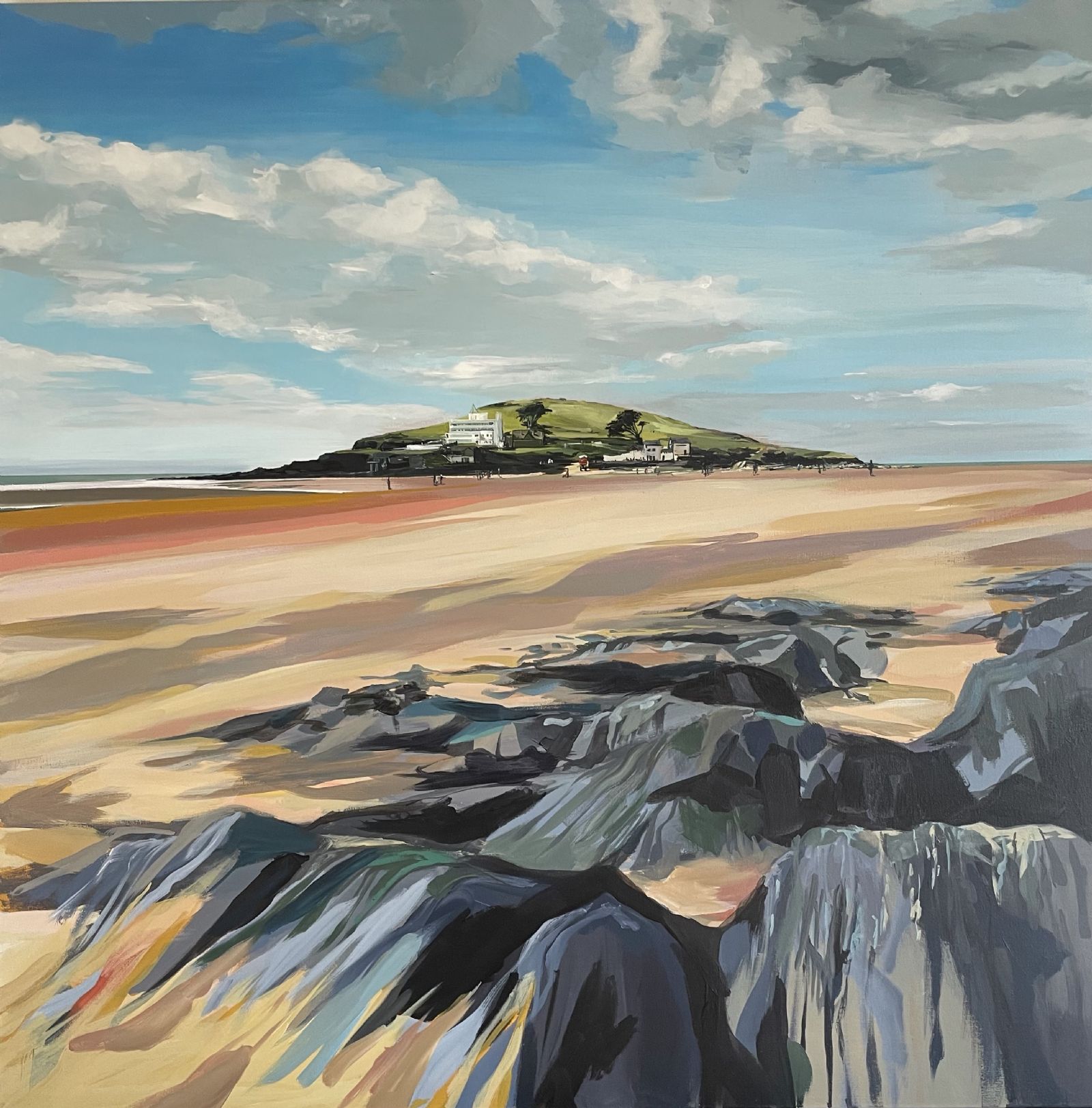 Clouds Passing, Burgh Island by Helena Clews